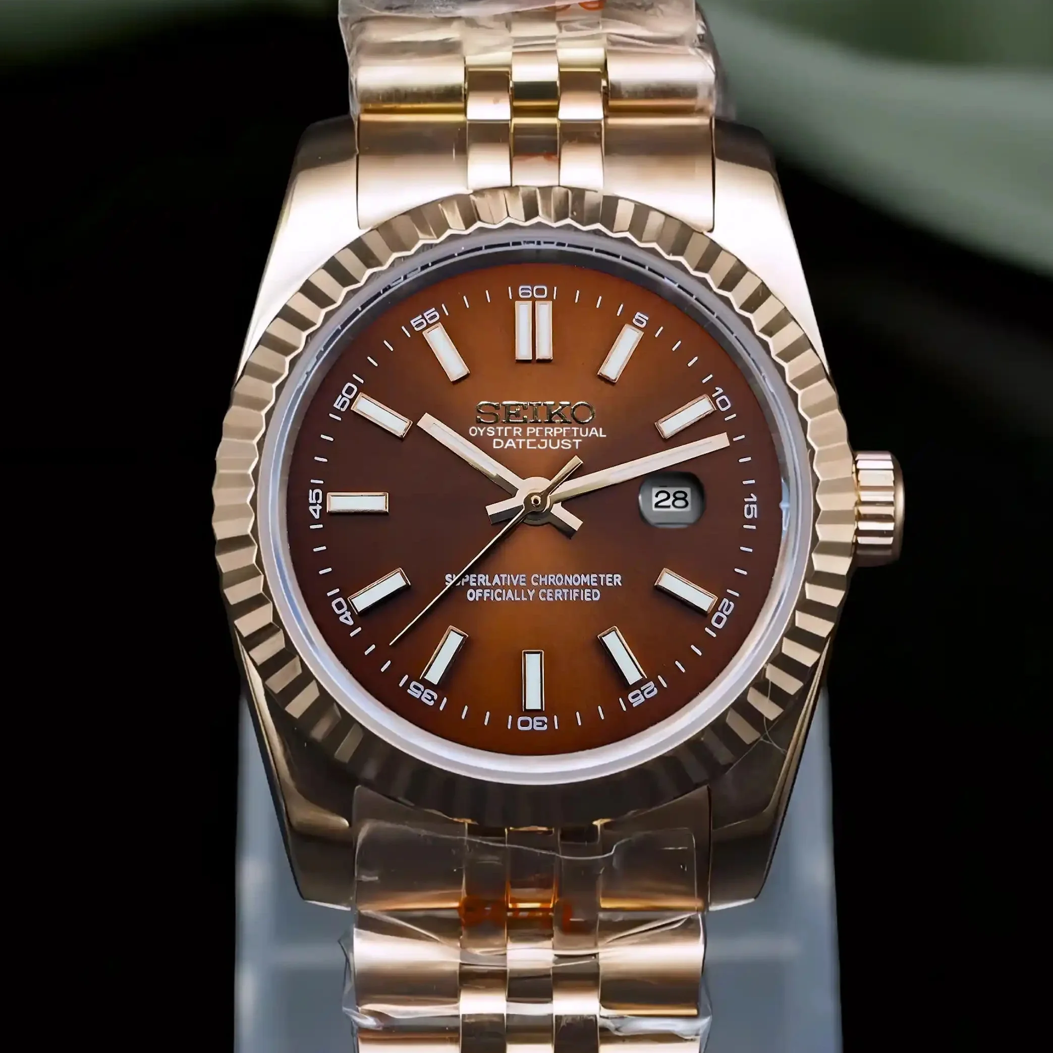 Ladies Rose Gold Brown | 31mm - Image 2