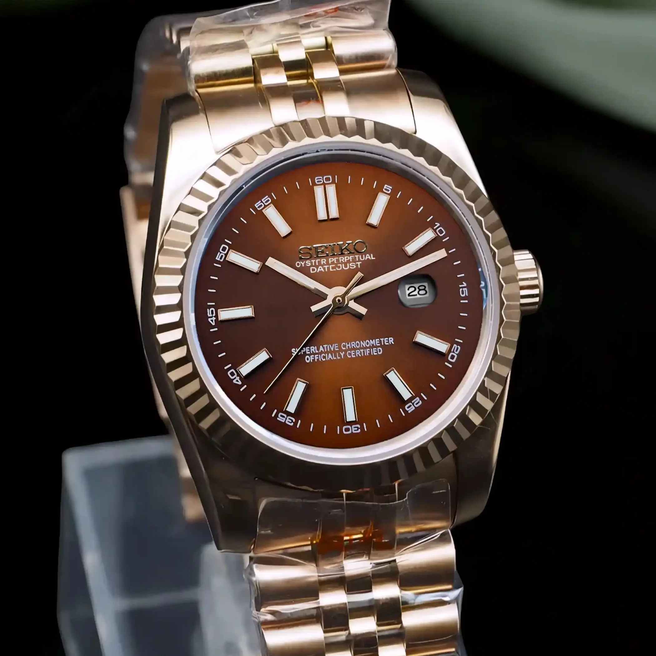 Ladies Rose Gold Brown | 31mm - Image 3