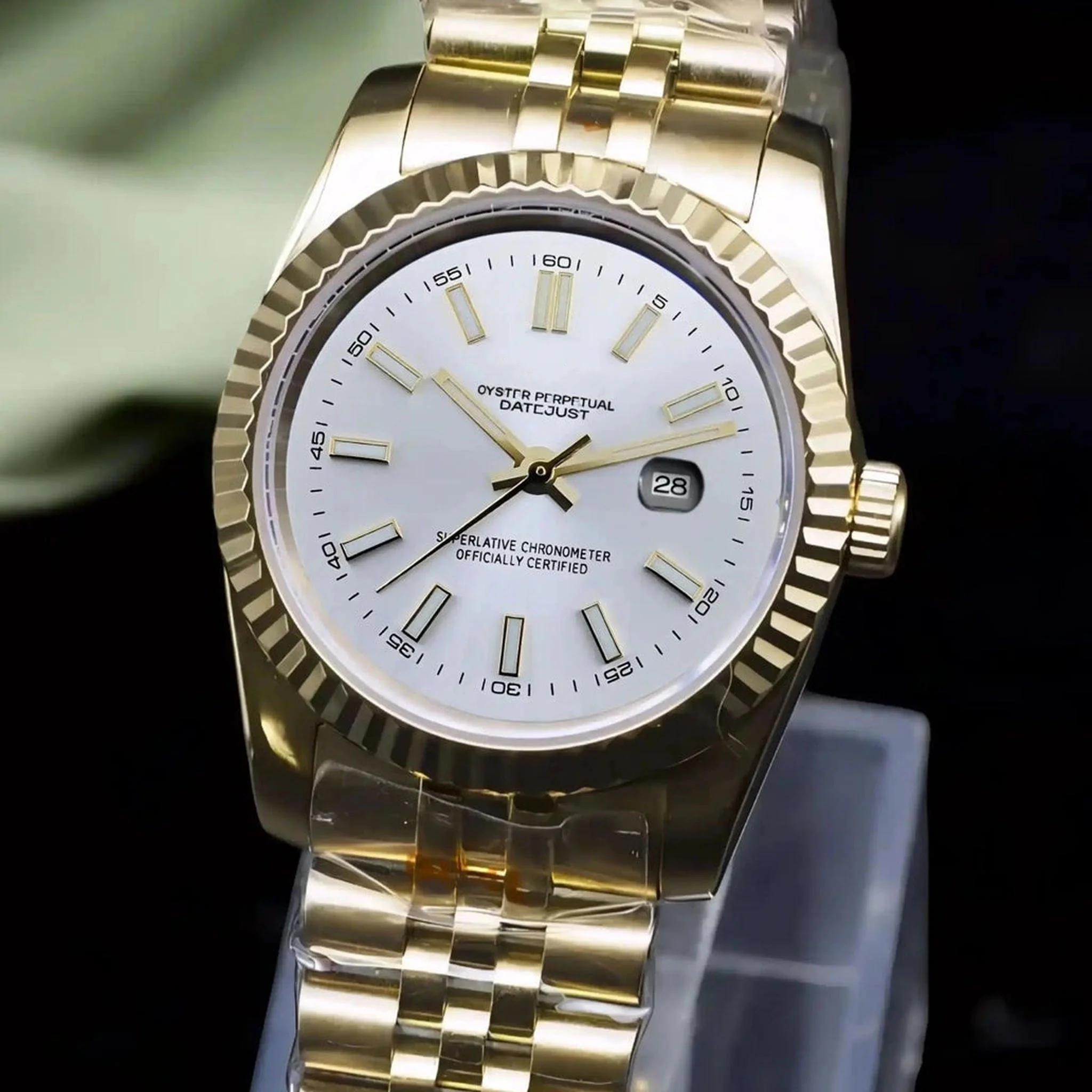 Ladies White Gold DJ | 31mm