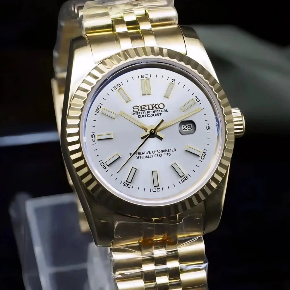 Ladies White Gold DJ | 31mm - Image 3