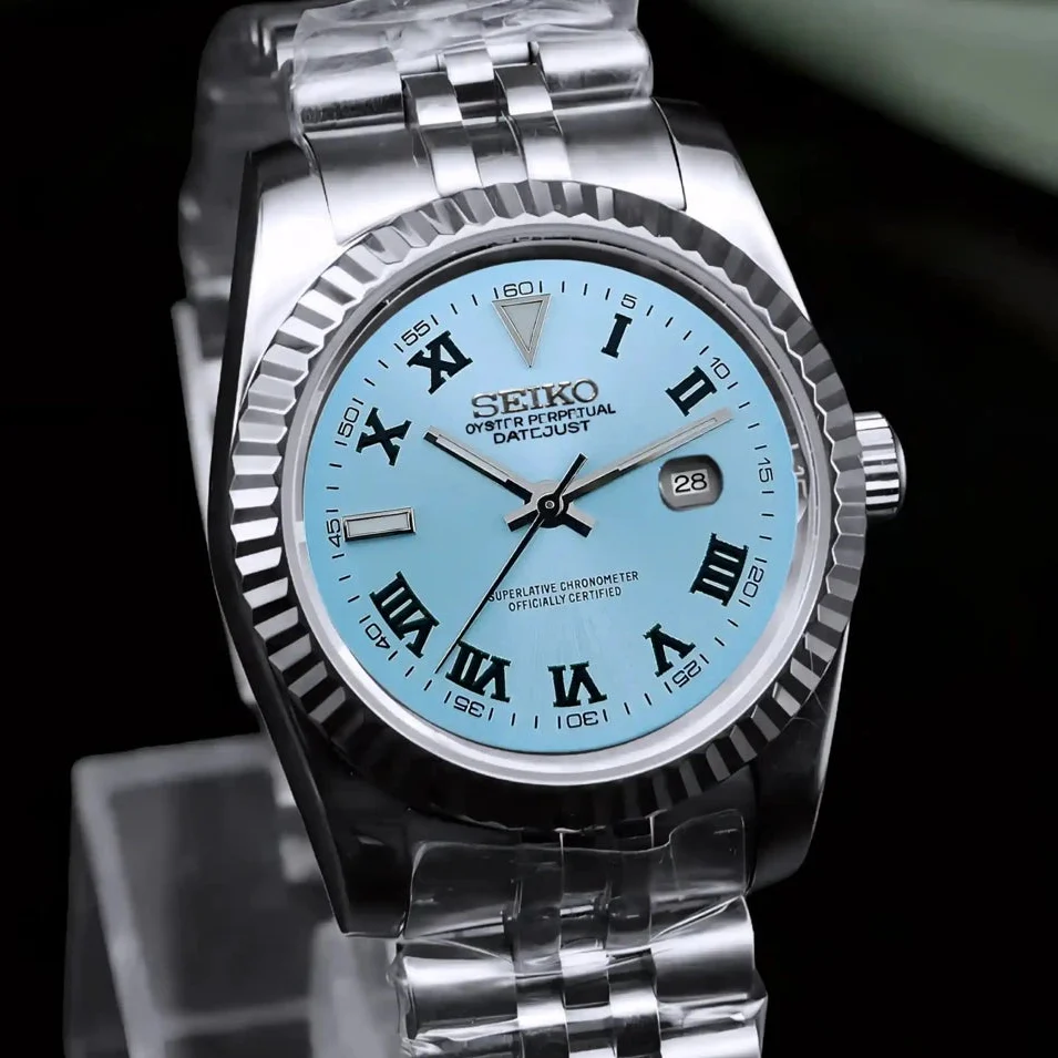 Ladies Wimbledon Ice Blue DJ | 31mm - Image 3