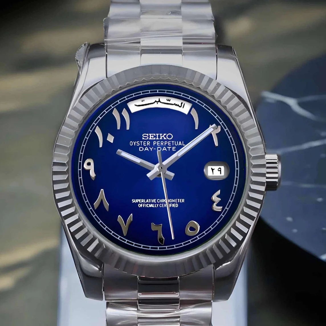 Day Date | Royal Blue Arabic - Image 2