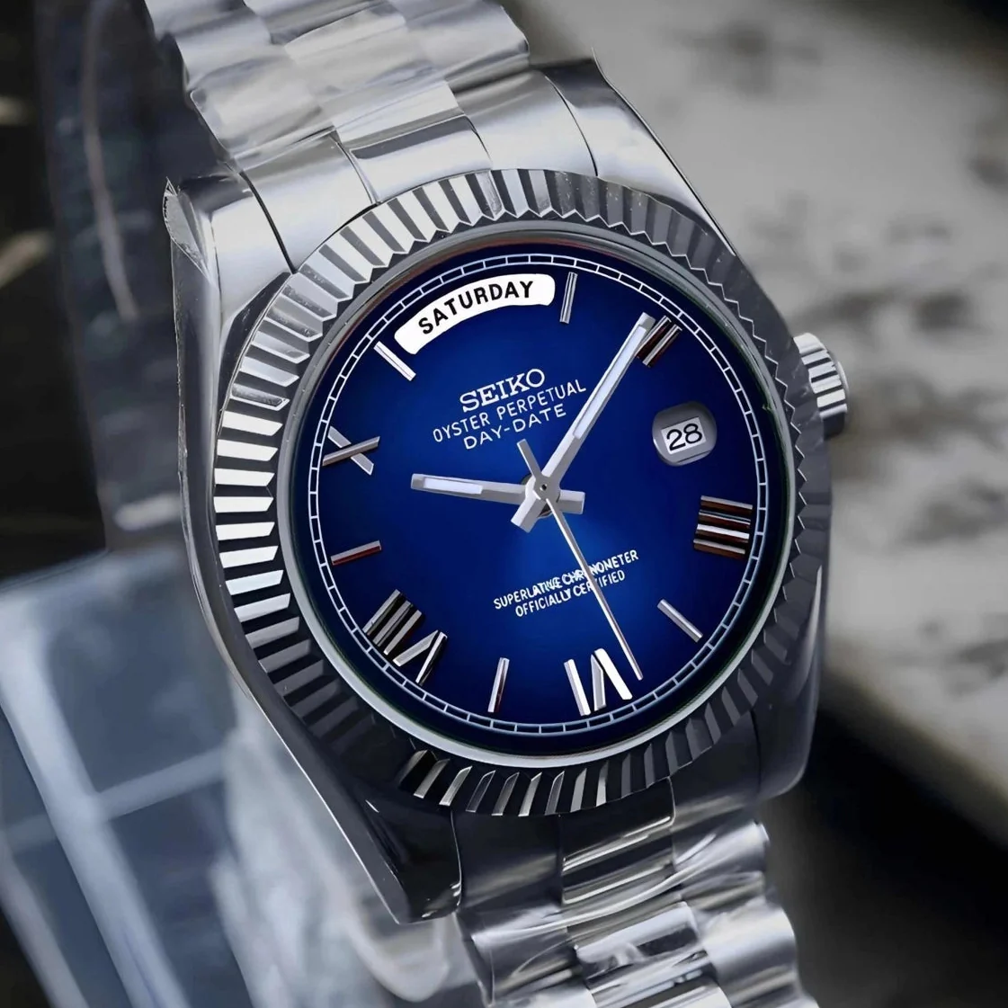 Day Date | Royal Blue Roman Numeral - Image 2