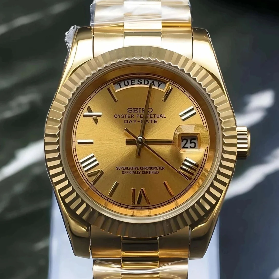 Day Date | Gold Roman Numeral - Image 2