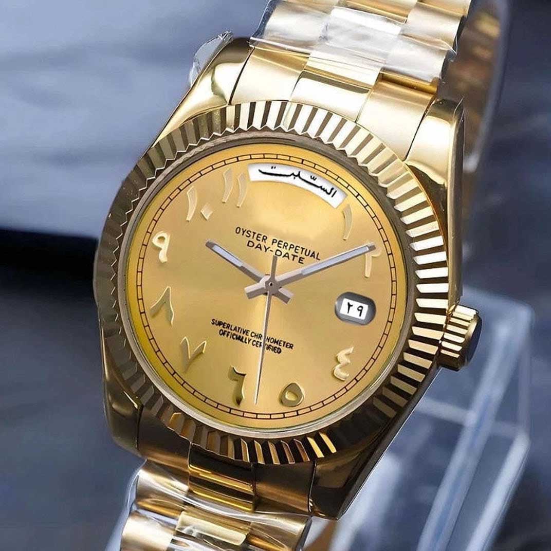 Day Date | Gold Arabic