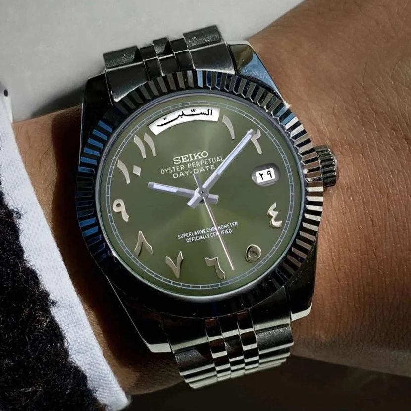 Day Date | Olive Green Arabic - Image 4