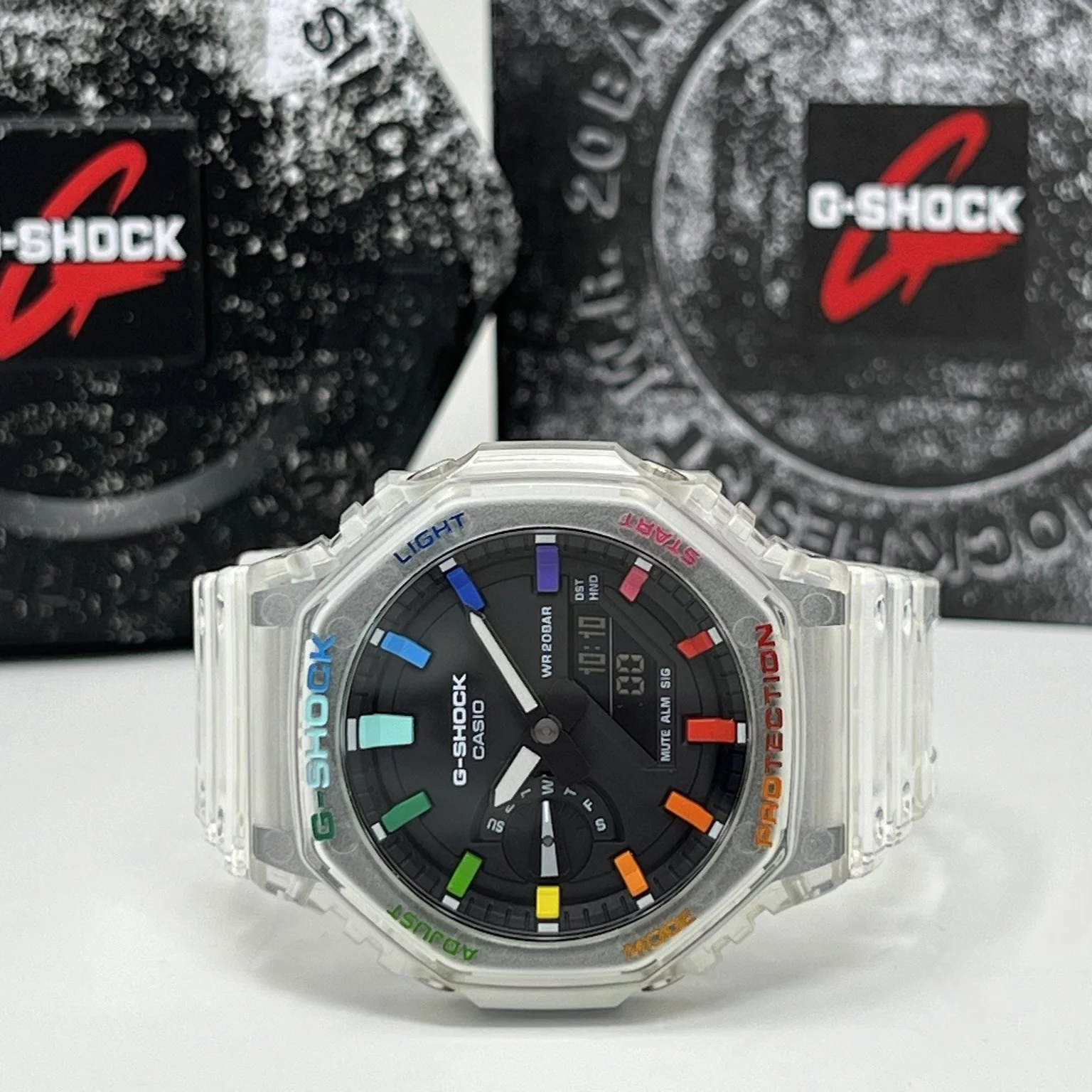 Casio G-Shock Rainbow Jellyfish Mod | GA-2100 - Image 3