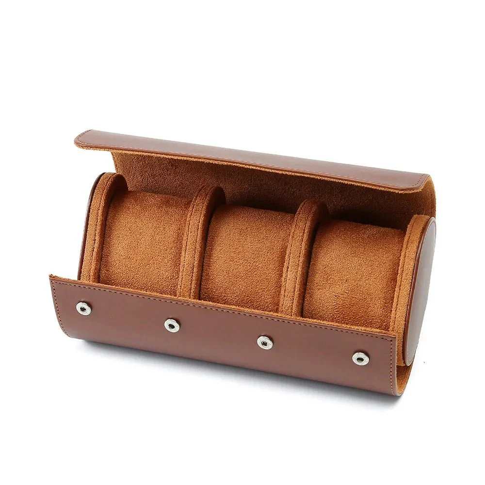 Luxury Leather Watch Roll - Image 3