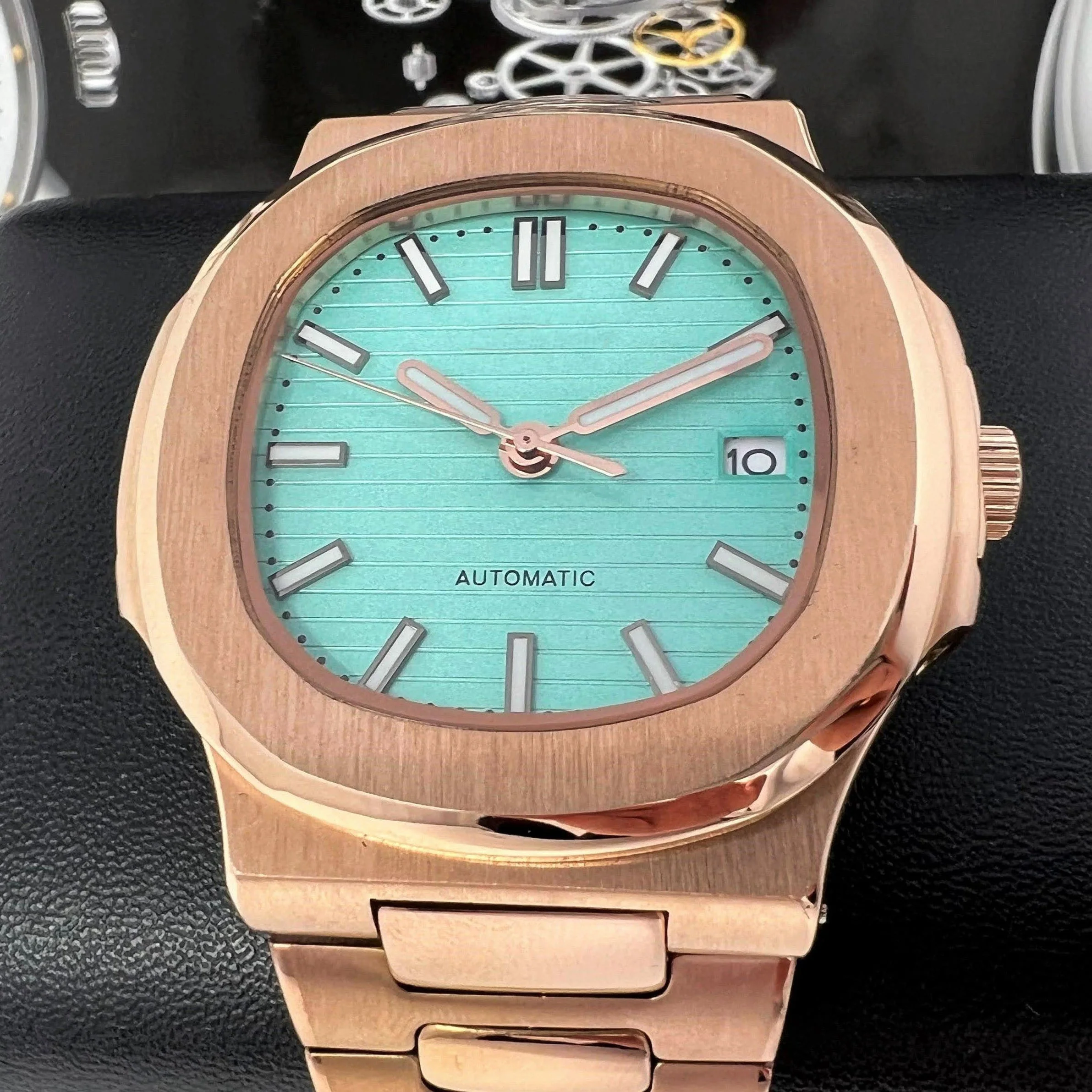 Seikonaut Aqua Blue Rose Gold