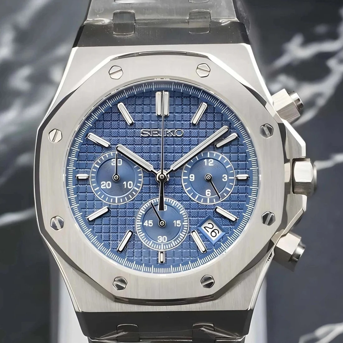 Seikoak Blue Chronograph - Image 2