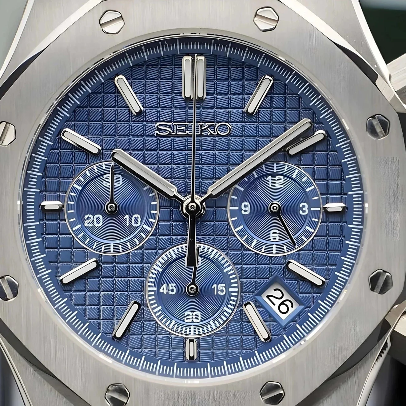 Seikoak Blue Chronograph - Image 4