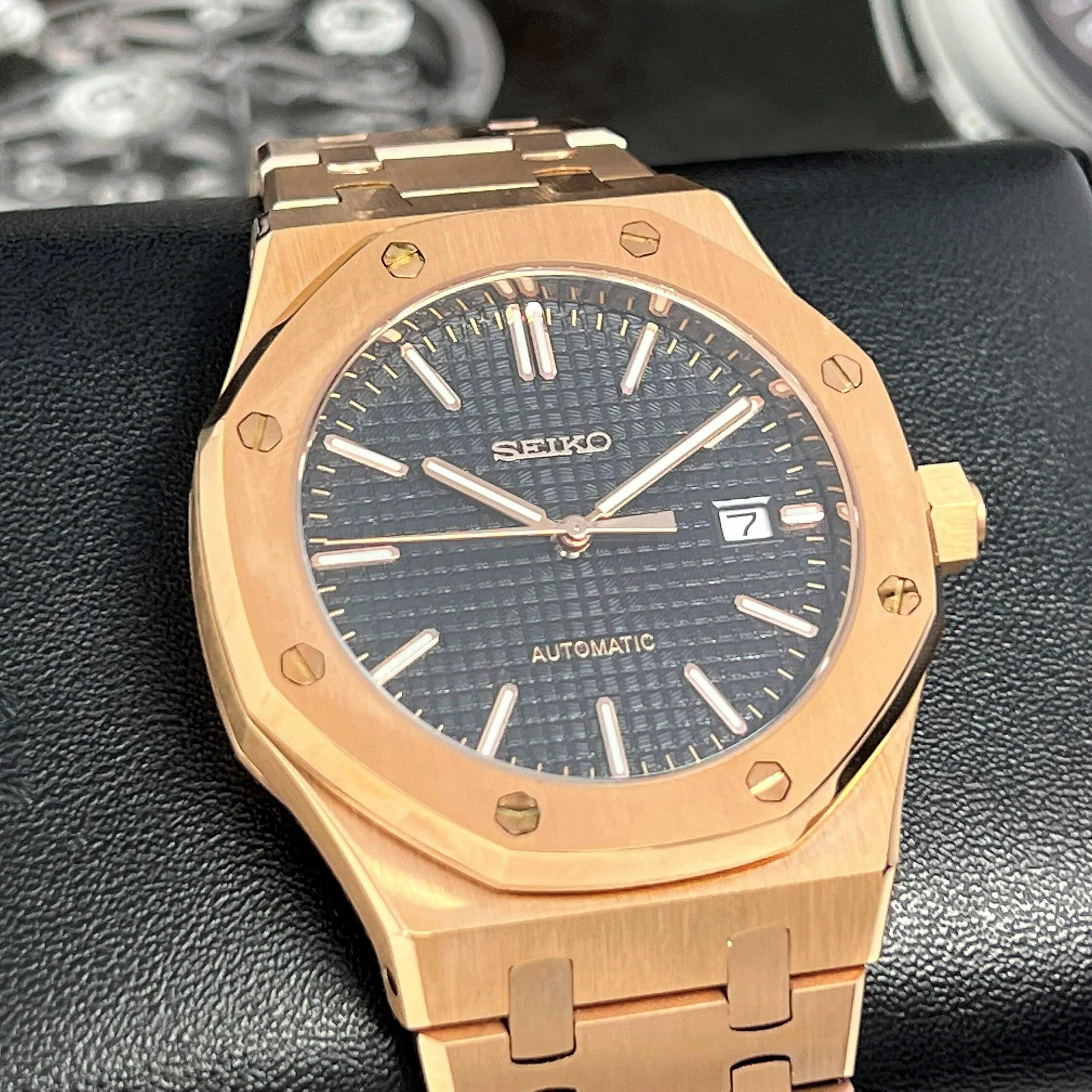 Rose Gold Black Seikoak - Image 3