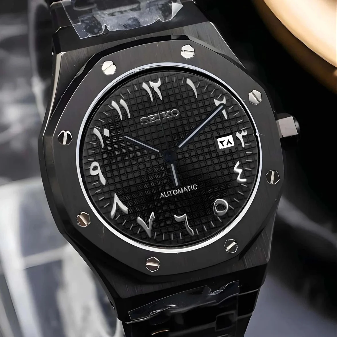 Seikoak Triple Black Arabic - Image 3