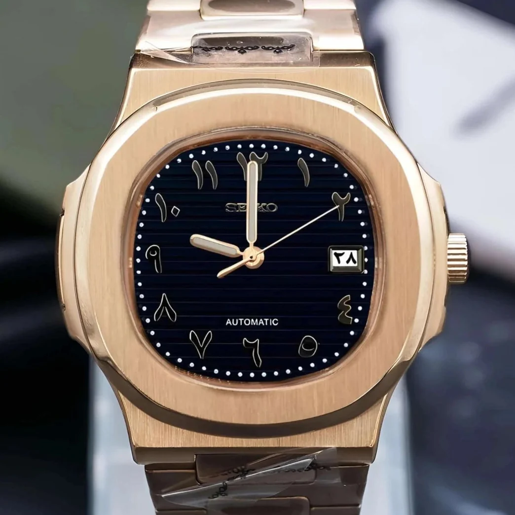 Seikonaut Black Rose Gold Arabic - Image 2