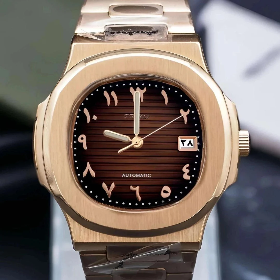 Seikonaut Brown Rose Gold Arabic - Image 2