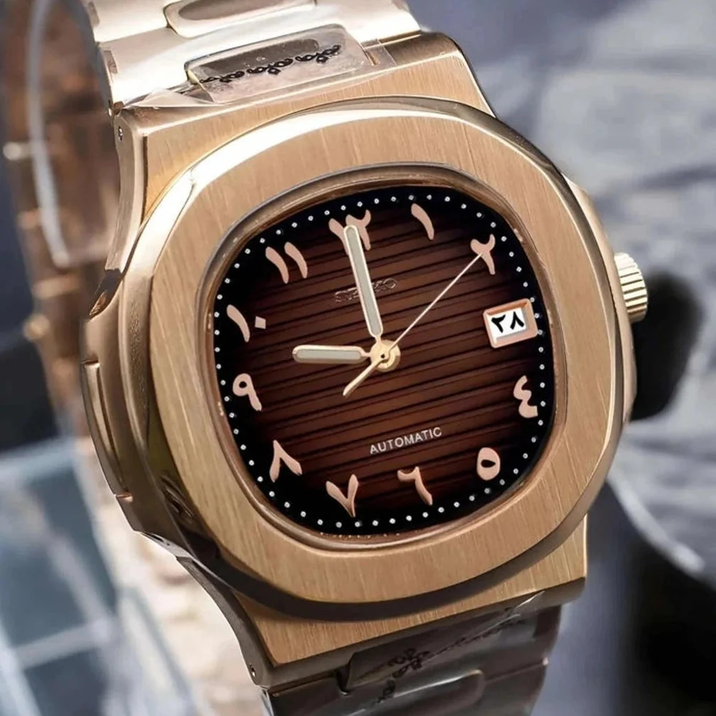 Seikonaut Brown Rose Gold Arabic - Image 3