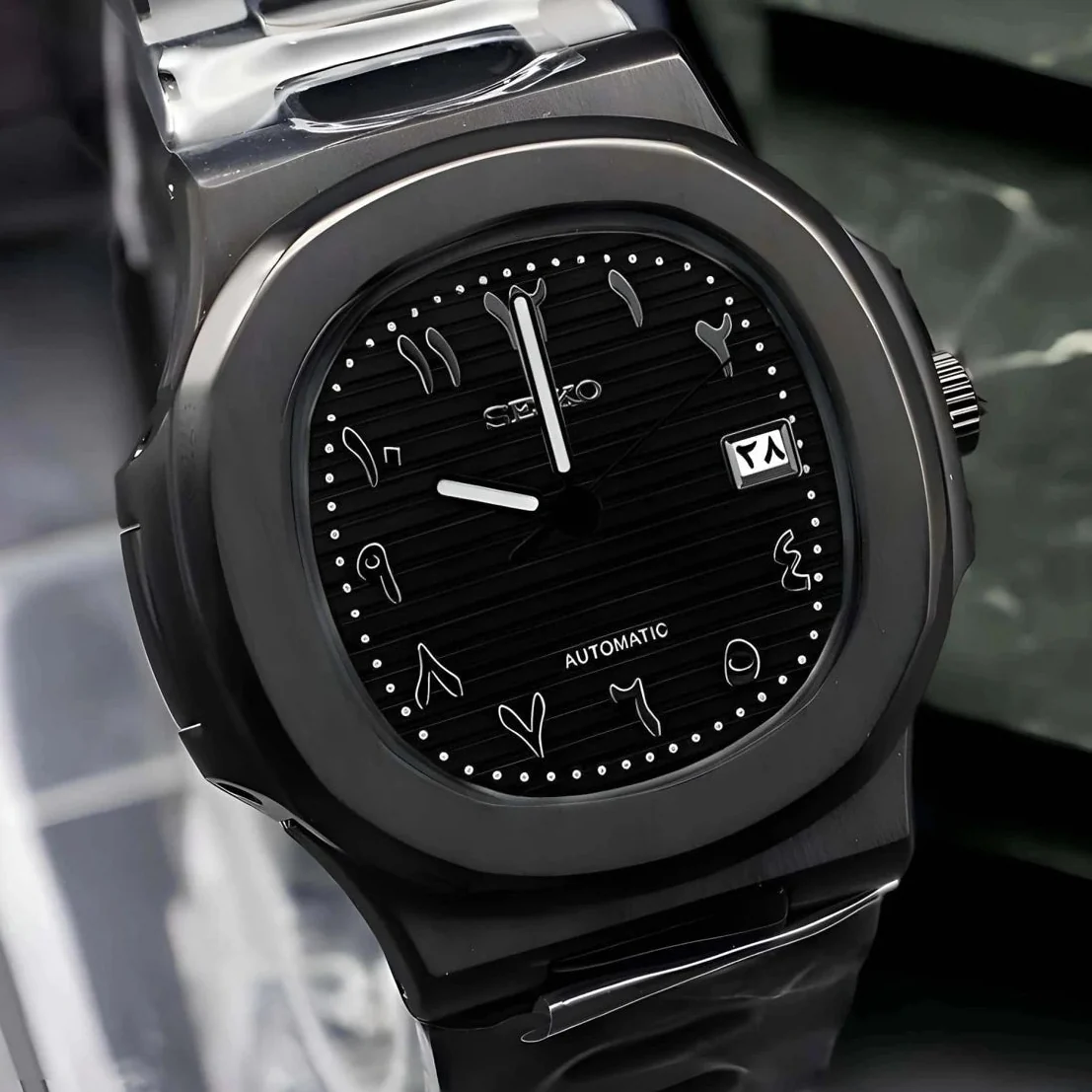 Seikonaut Triple Black Arabic - Image 3