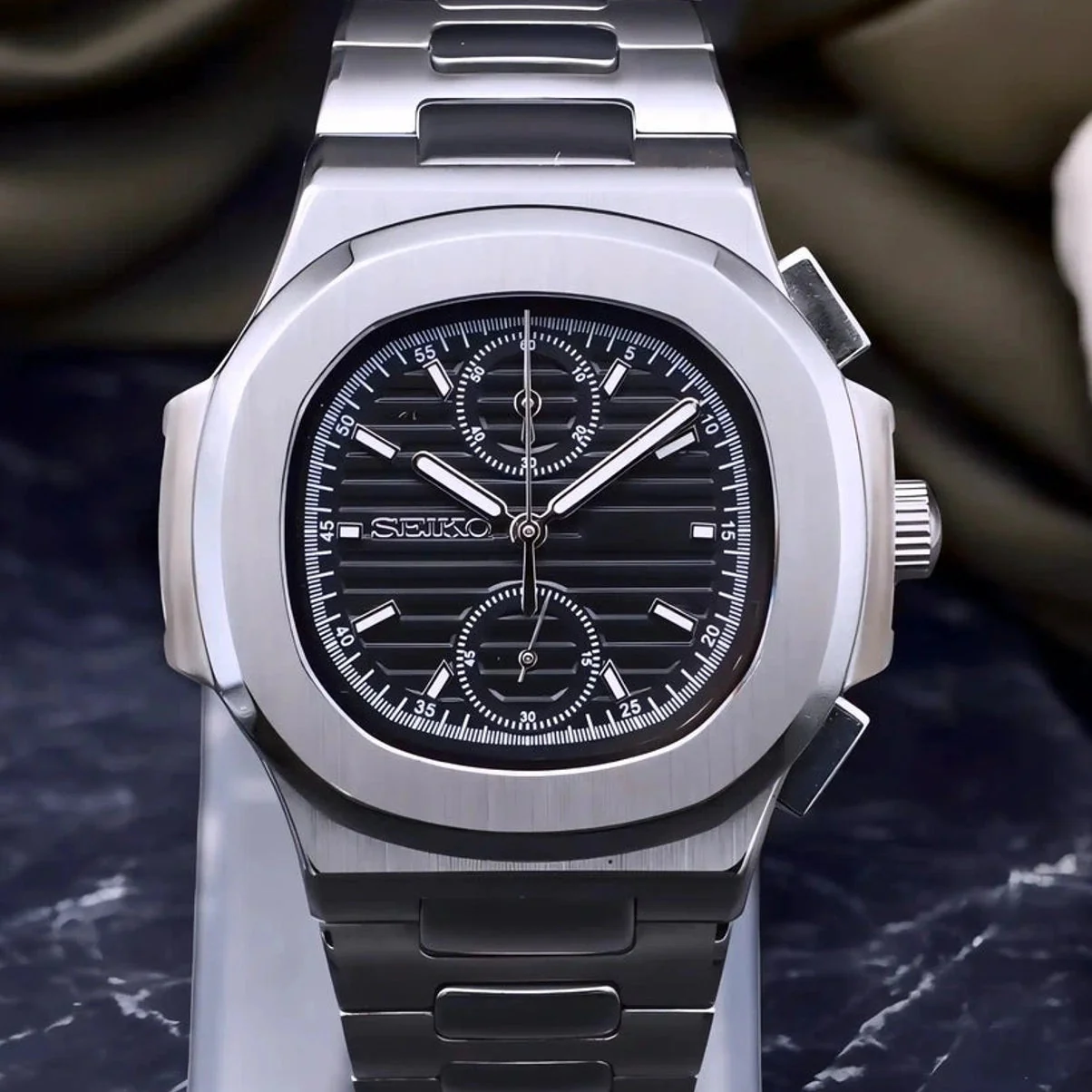Seikonaut Chronograph Luxury Black - Image 2