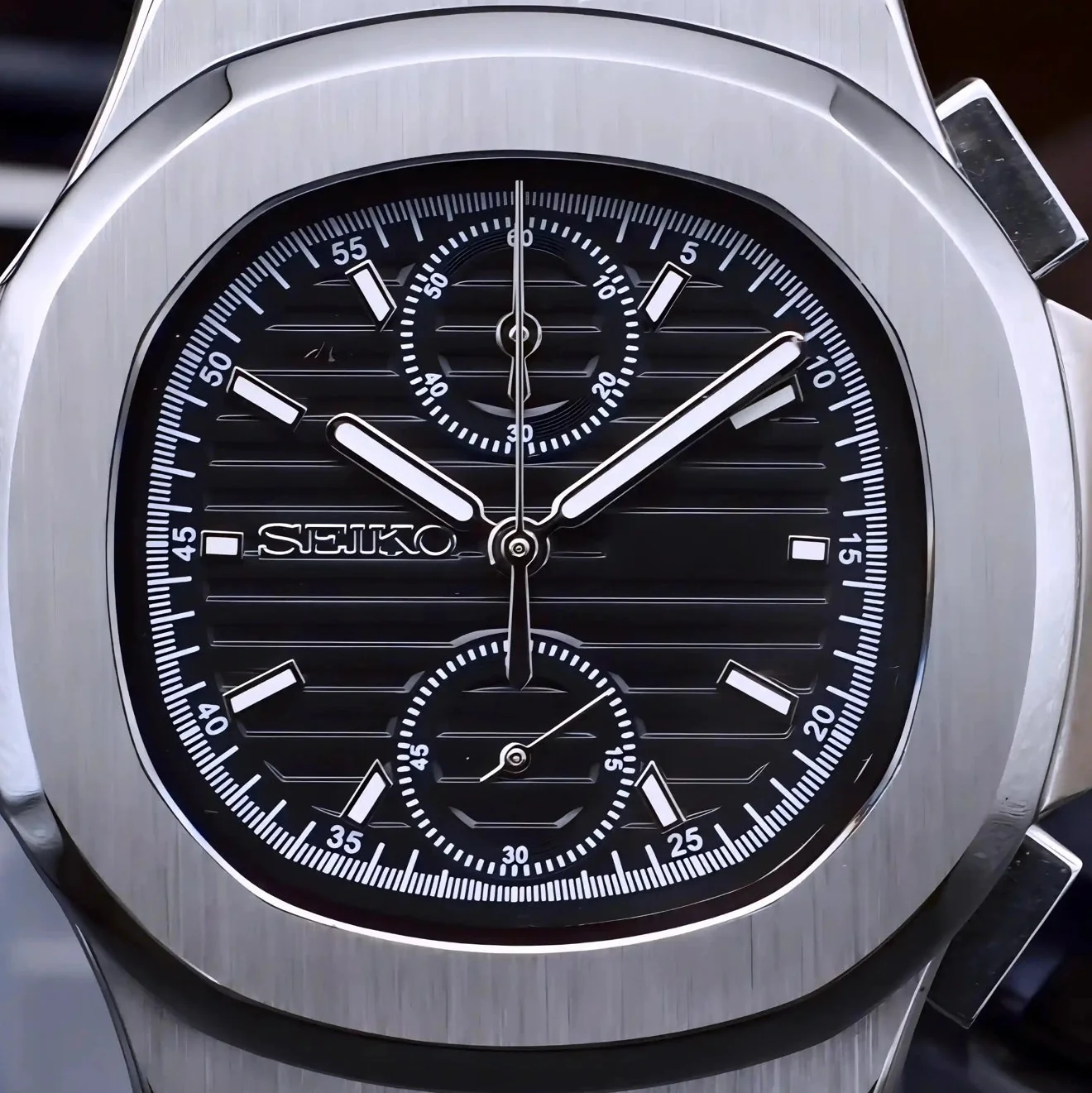 Seikonaut Chronograph Luxury Black - Image 3