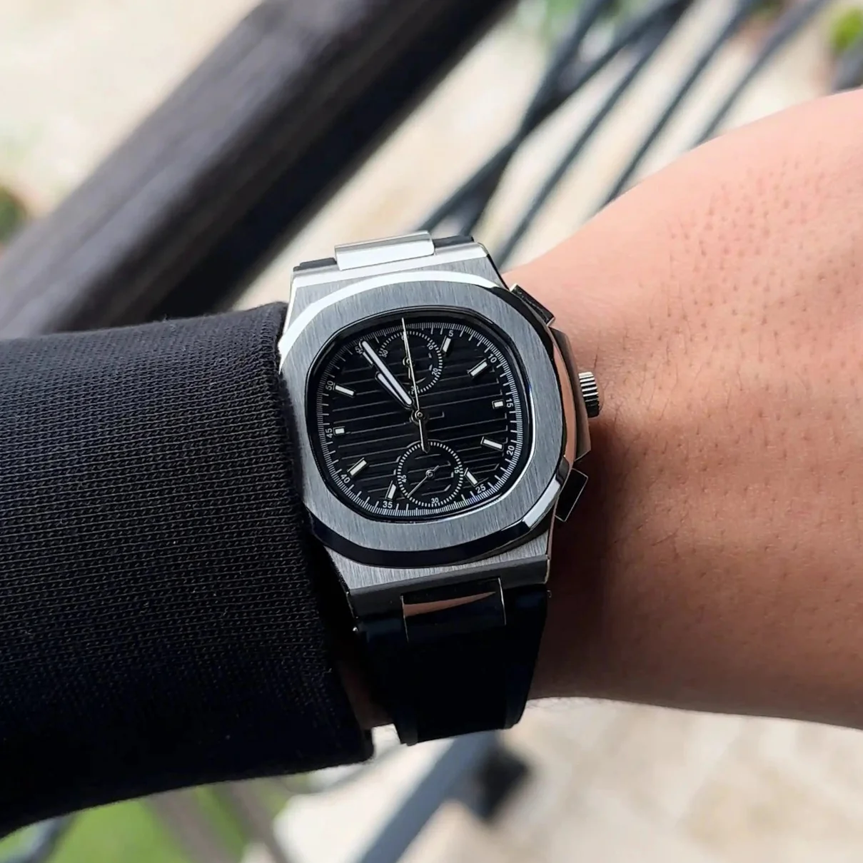Seikonaut Chronograph Luxury Black - Image 5