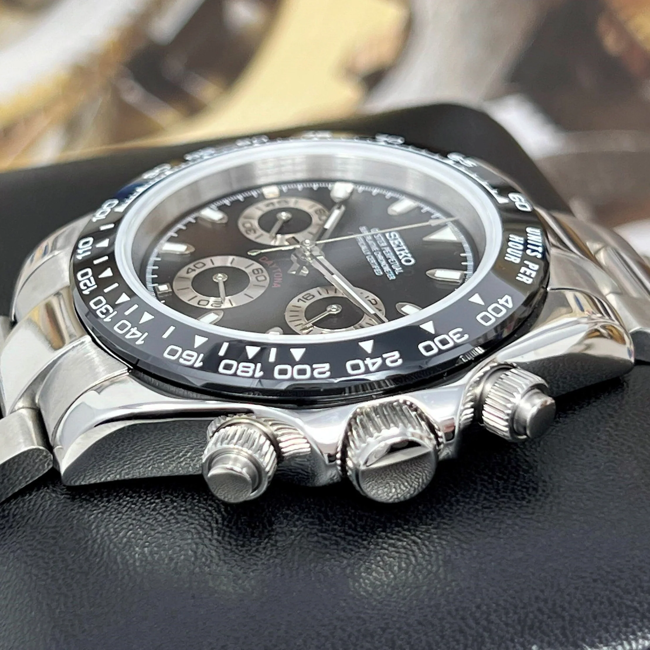 Seiktona Black Chronograph - Image 3