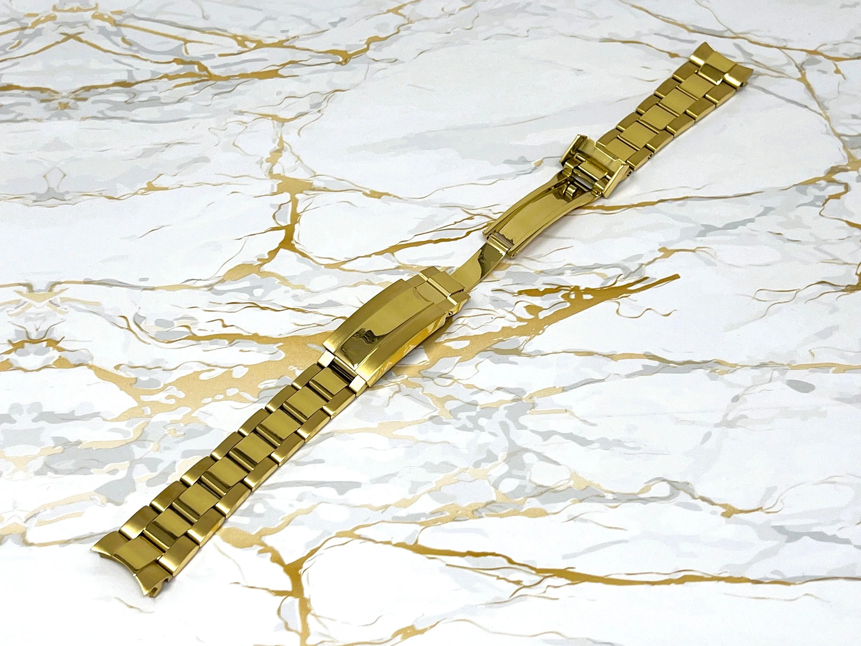 Yellow Gold and Two Tone Watch Strap - Image 3